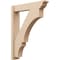 Ekena Millwork 6-in W x 28-in D x 36-in H Balboa Trad Rough Cedar Woodgrain TimberThane Outlooker, Primed Tan OUTUR060X28X36BOA04RCPR - alternate 1